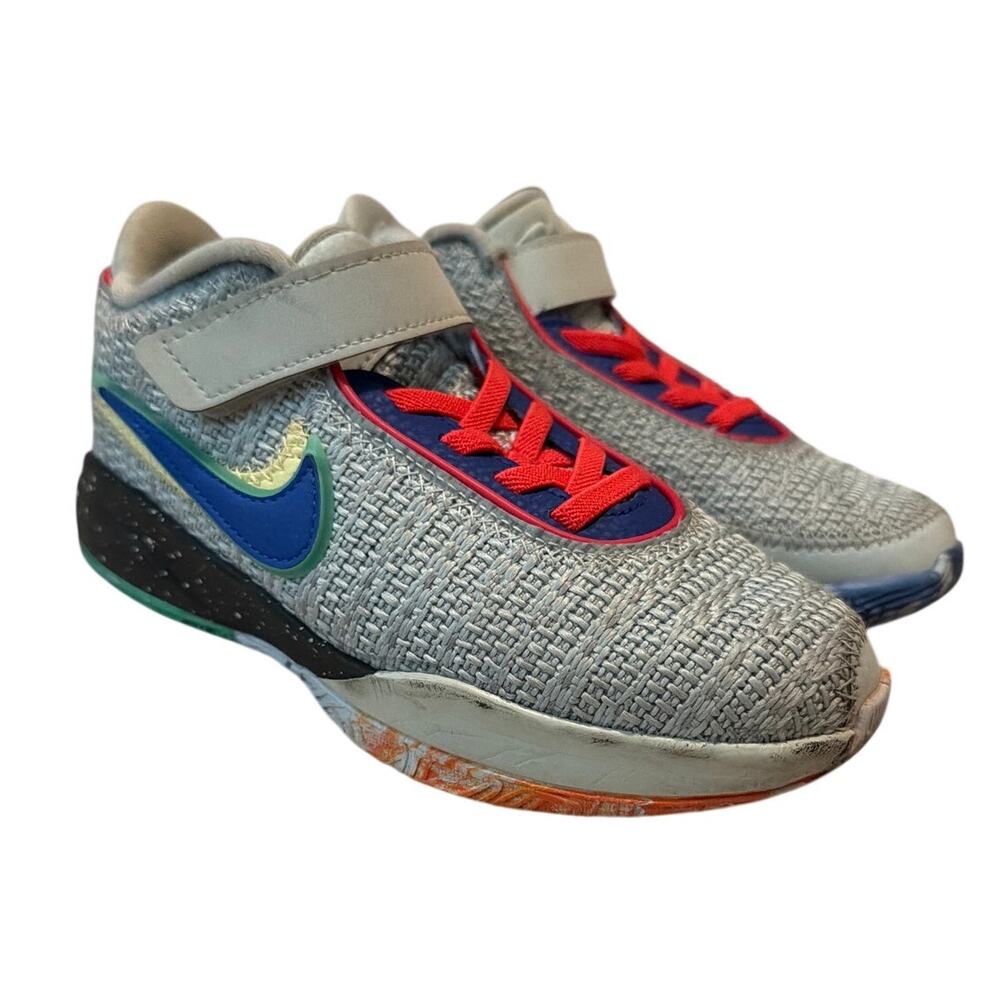Nike LeBron 20 XX PS Nike Lifer Size 13C Gray Blue Red DQ8648-002